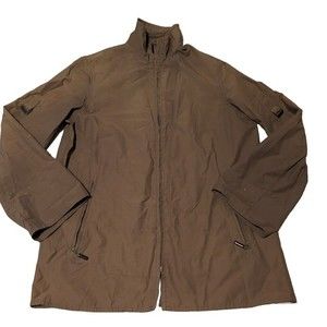 * Ramosport Paris Jacket Women's XS Brown Coat Full Zip Pockets